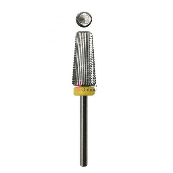 Cap de freza electrica carbid Nr. T001 Tungsten Conic fina cu 2 sensuri